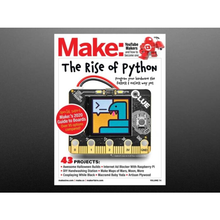Make: Magazine - The Rise of Python - Vol 74