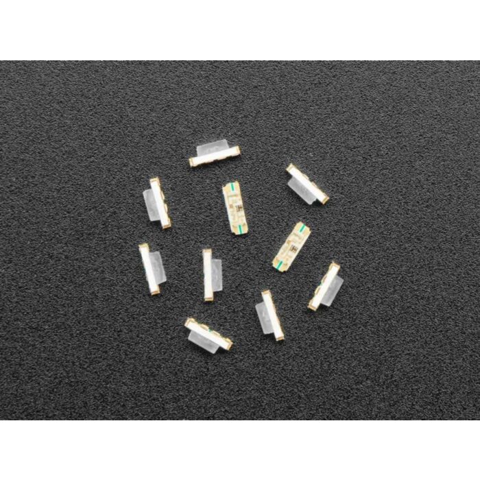 NeoPixel Addressable RGB LEDs - Slim Flat 3.2mm x 1.0mm 10 pack - SK6812-EC3210F