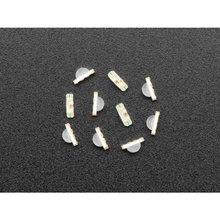 NeoPixel Addressable RGB LEDs - Slim Round 3.2mm x 1.0mm 10 pack - SK68XX-EC3210R
