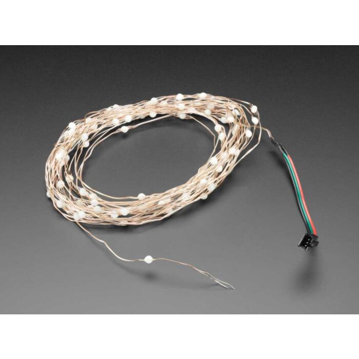 Fixed Address NeoPixel LED Fairy Lights - 100 Wired LEDs