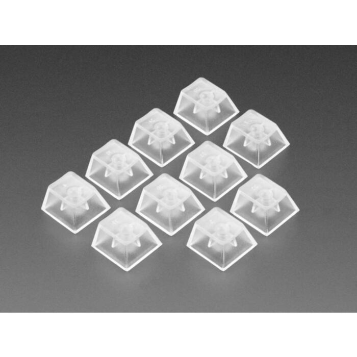 Translucent Keycaps for MX Compatible Switches - 10 pack