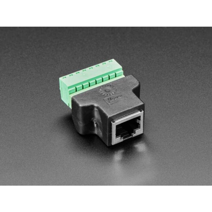 RJ-45 Terminal Block to Ethernet Socket Adapter