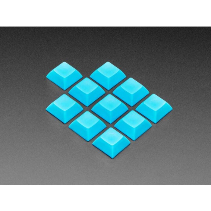 Blue DSA Keycaps for MX Compatible Switches - 10 pack