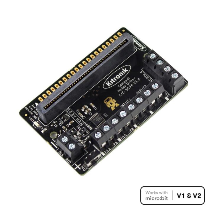 Kitronik Compact Motor Driver Board for the BBC micro:bit