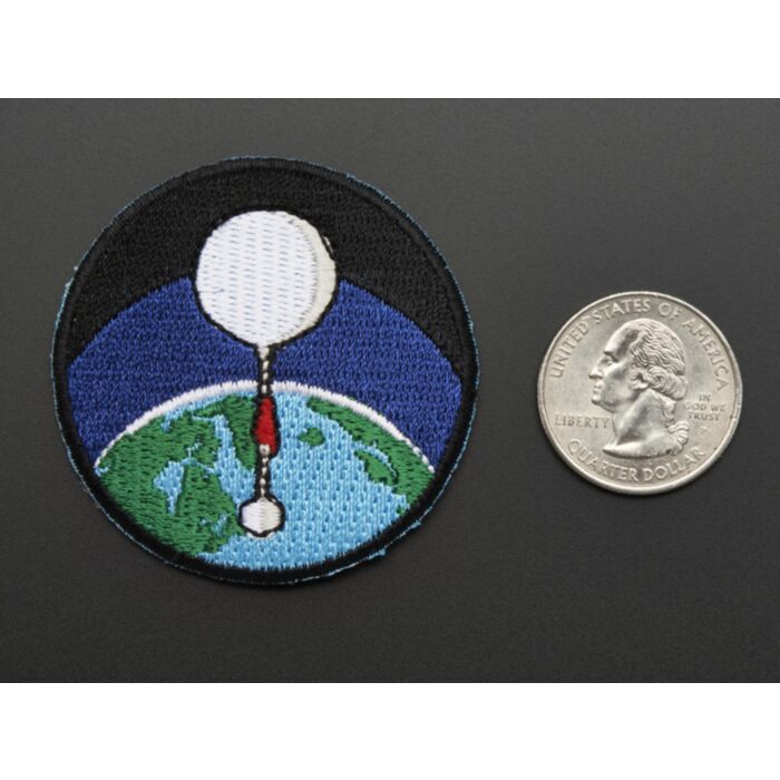High-altitude balloon - Skill badge, iron-on patch