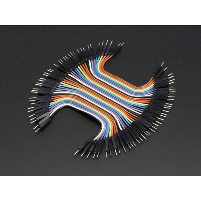 Premium Male/Male Jumper Wires - 40 x 3 (75mm)