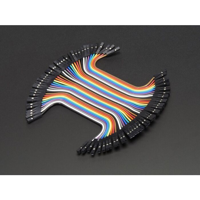 Premium Female/Female Jumper Wires - 40 x 3 (75mm)