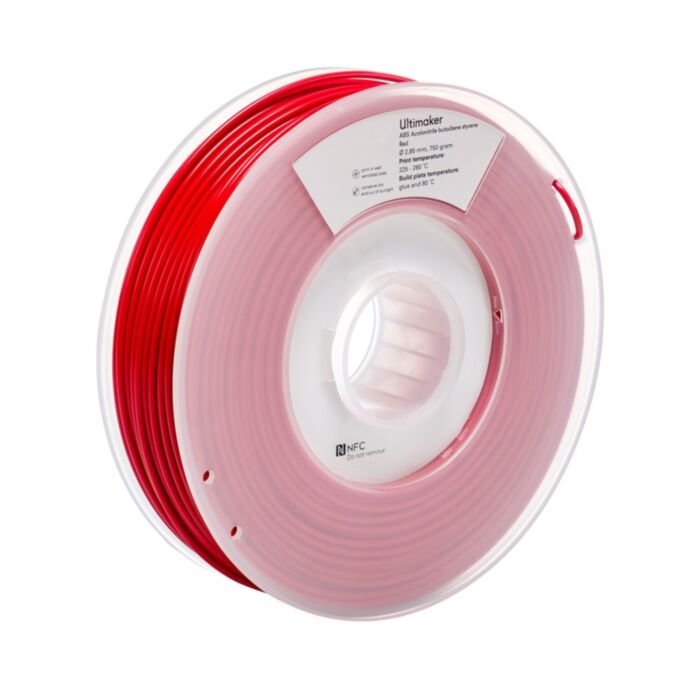 Ultimaker Red ABS 750g 3mm