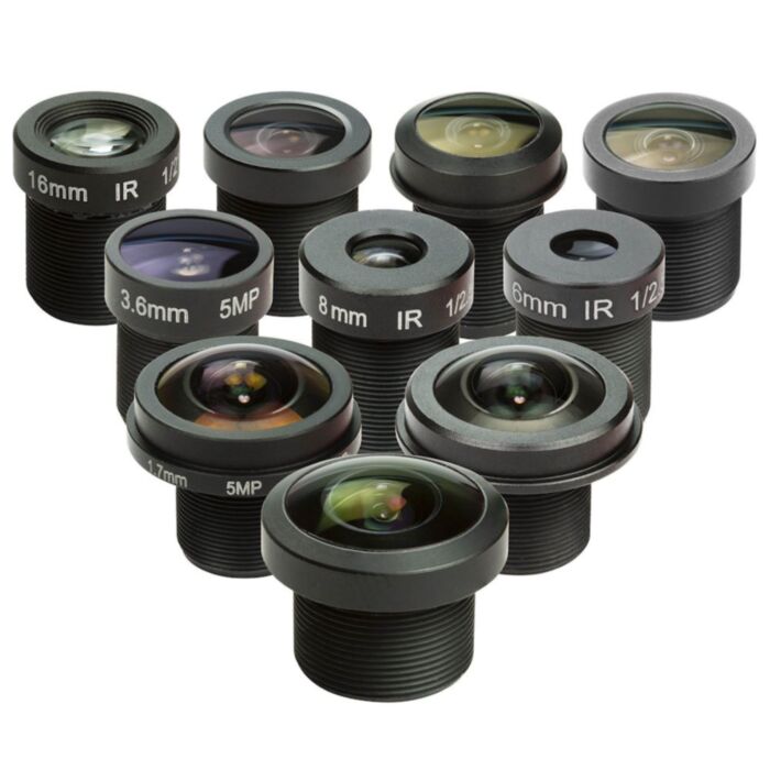 Arducam M12 mount camera lens kit for Arduino and Raspberry Pi camera