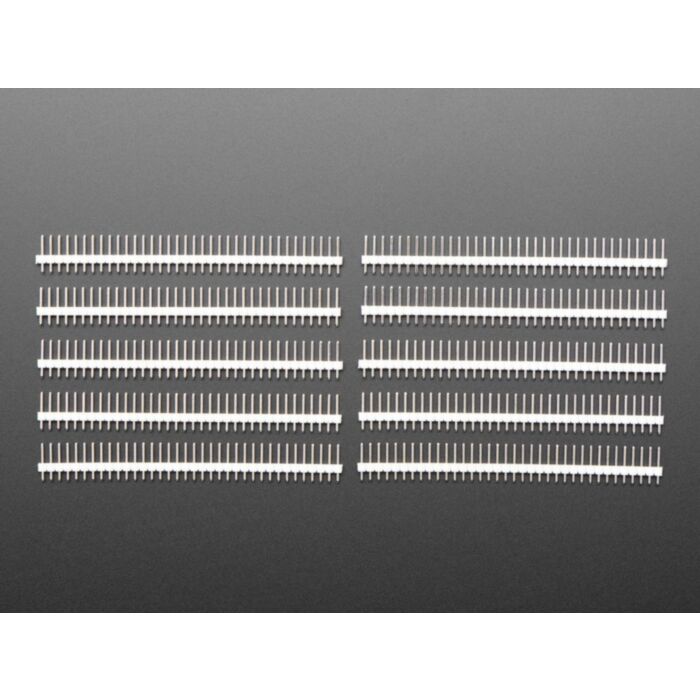 Break-away 0.1 36-pin strip male header - White - 10 pack