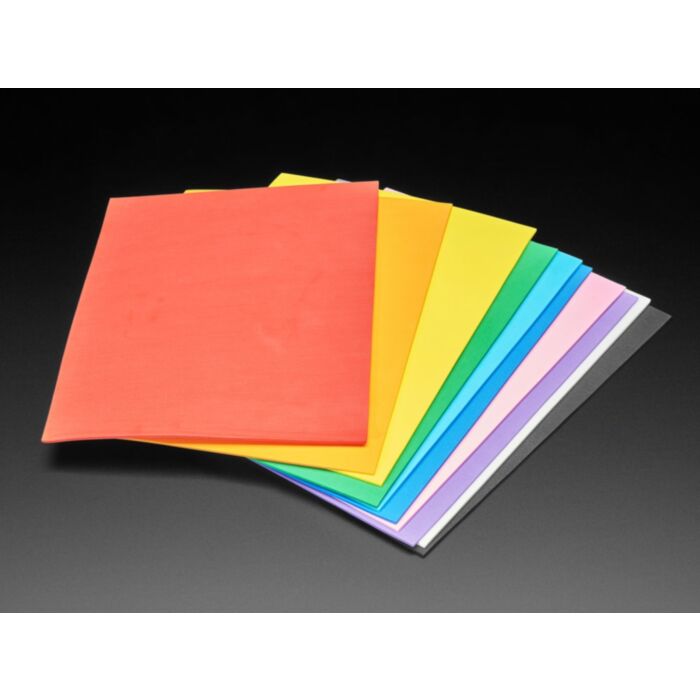 EVA Foam Pack in Rainbow Colors - 2mm thick - 10 sheets
