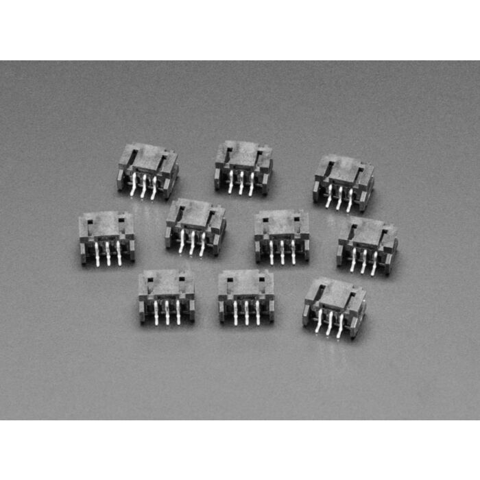 JST PH 3-pin Horizontal Connector (10-pack) - STEMMA