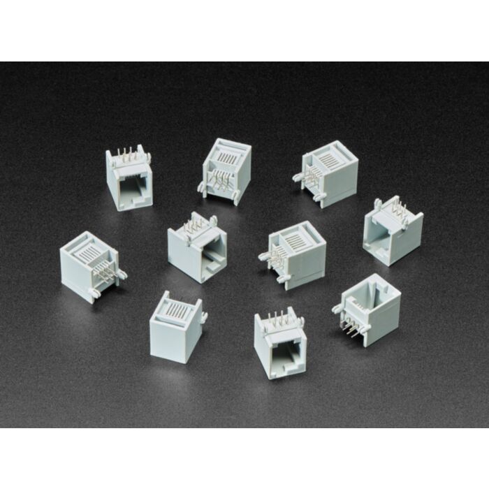 RJ12 Jack Connectors - Pack of 10 - LEGO® EV3/NXT Compatible