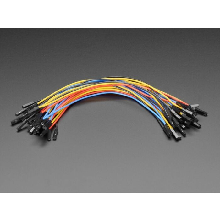 Premium Silicone Covered Female-Female Jumper Wires - 200mm x 40