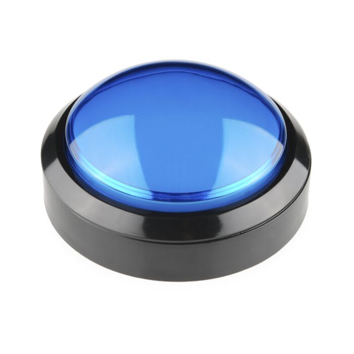 Big Dome Push Button - Blue