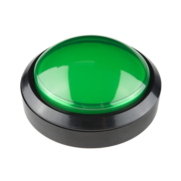 Big Dome Push Button - Green (Economy)