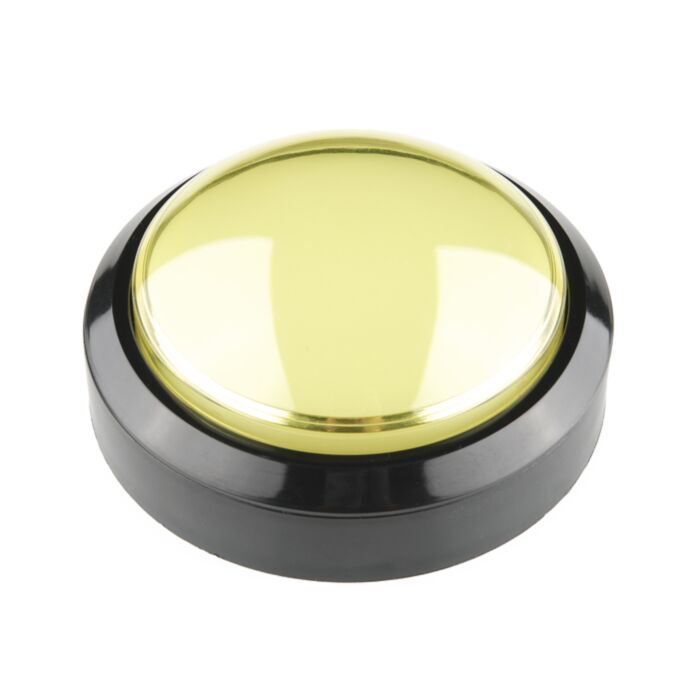 Big Dome Push Button - Yellow