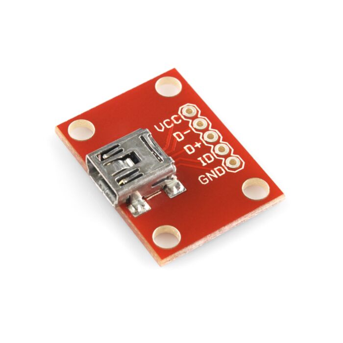 Breakout Board for USB Mini-B