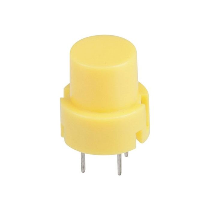 PCB Mount SPST Momentary Tactile Switch - Yellow