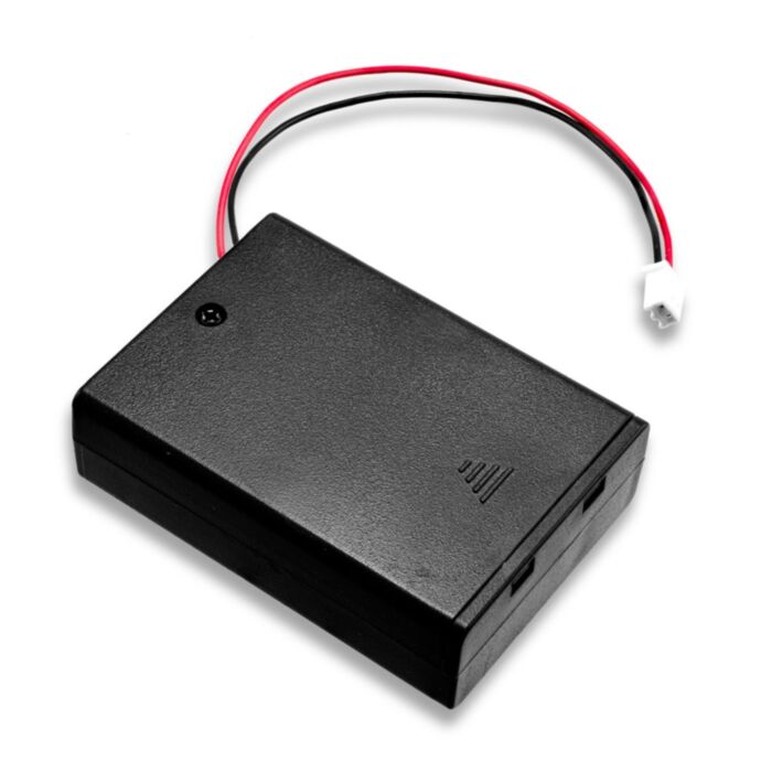 3x AA Battery Box with Switch and Connector