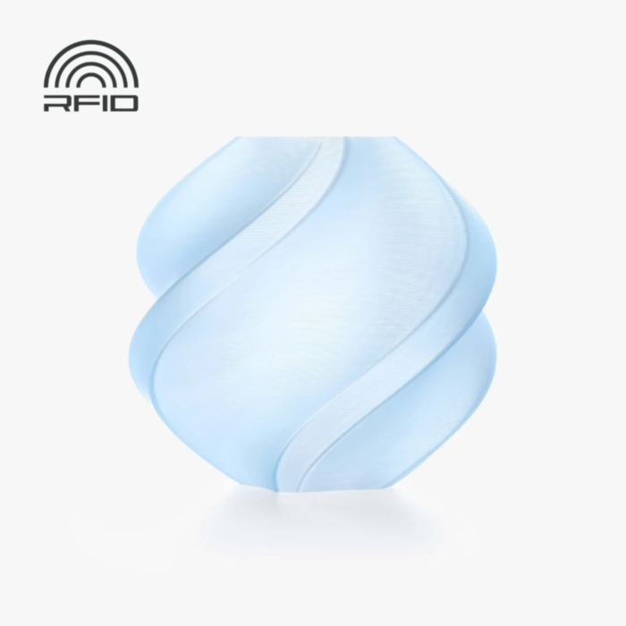 Bambu Lab Ice Blue Translucent PLA with Spool (1kg)