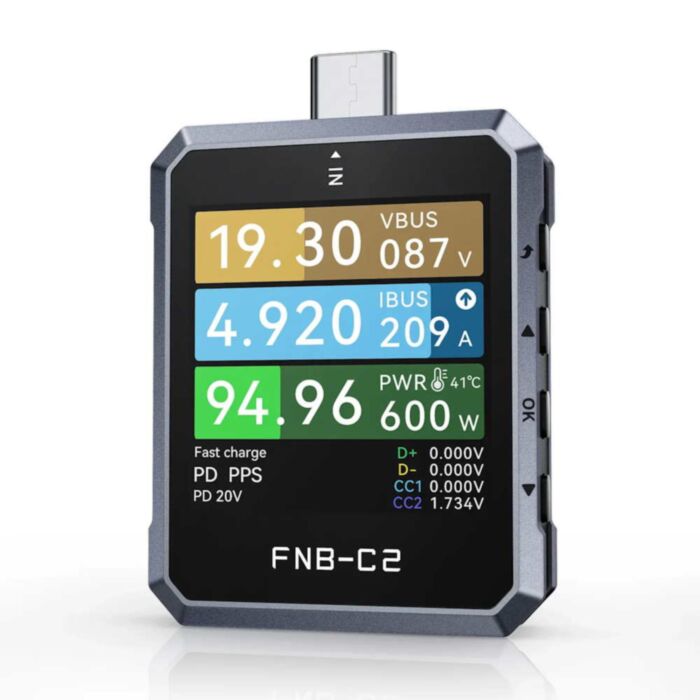 FNIRSI FNB-C2 USB-C PD 3.1 Fast Charge Tester (240W)