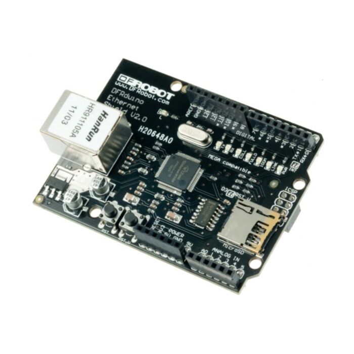 DFRduino Ethernet Shield (Support Mega and Micro SD) For Arduino