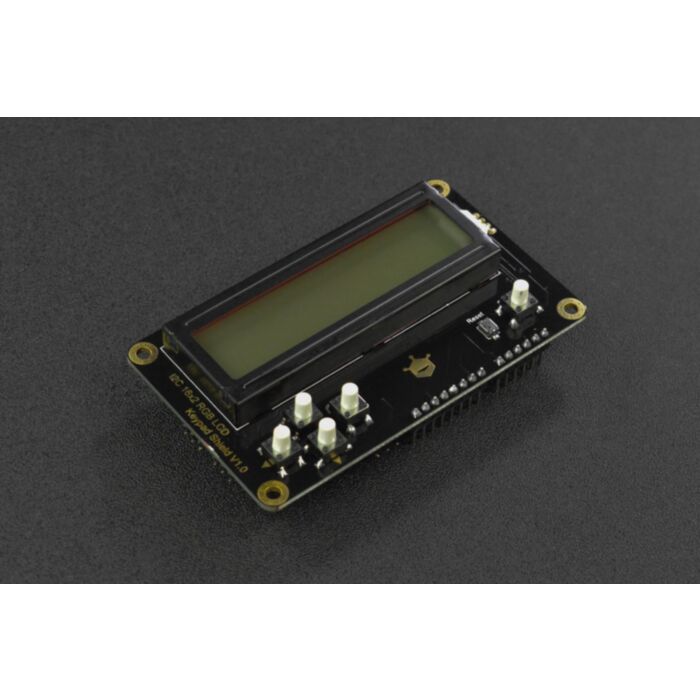 I2C RGB Backlight LCD 16x2 Display Module for Arduino (Black Text)