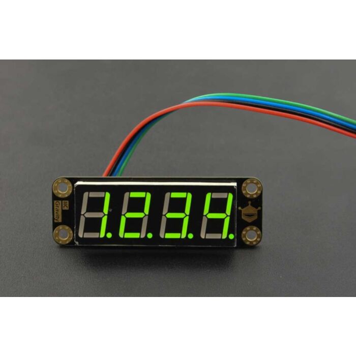 Gravity: 4-Digital LED Segment Display Module (Green)