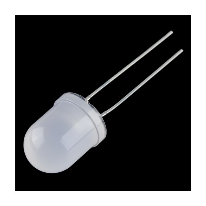 Diffused LED - White 10mm
