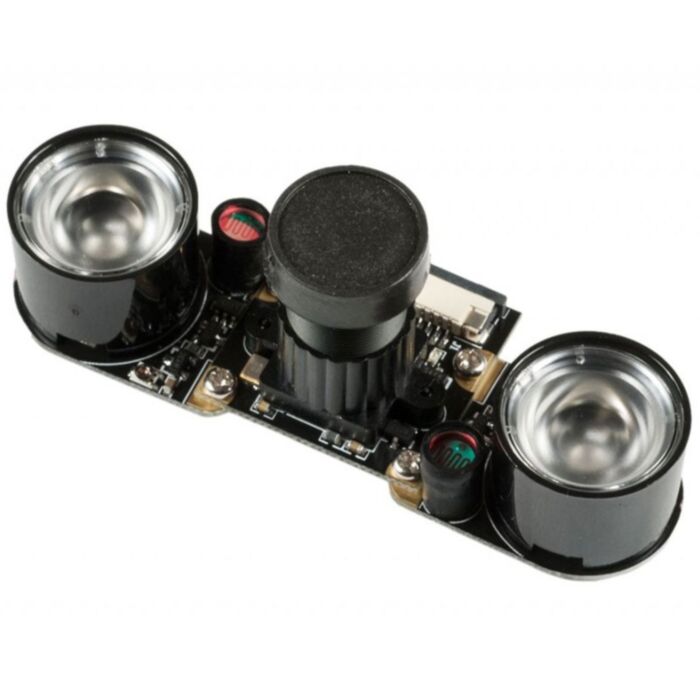 Raspberry Pi Camera Board - Night Vision & Fisheye 160° Lens (5MP)