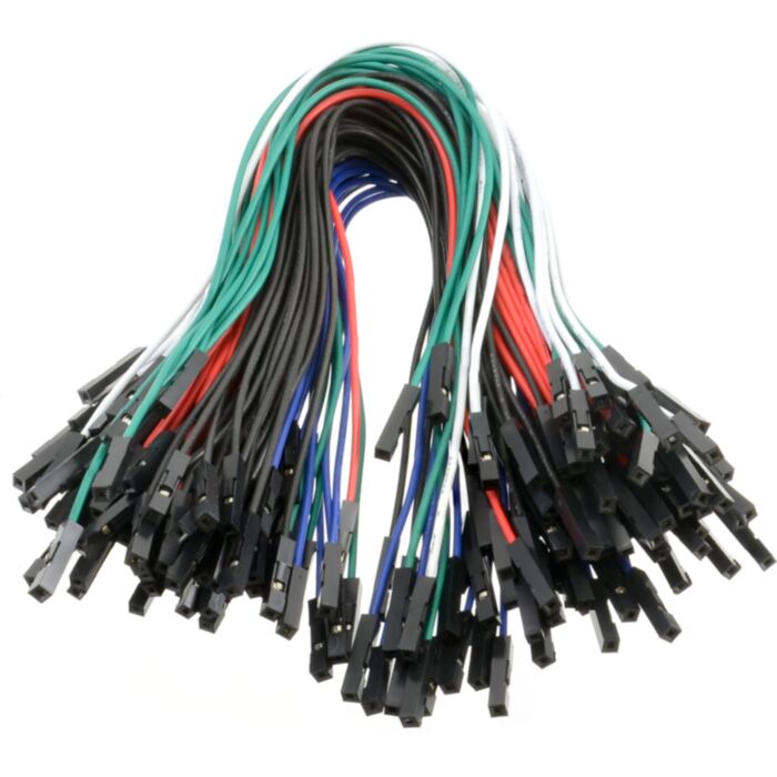 Dupont Wire 20cm Female / Female 100pcs Pack