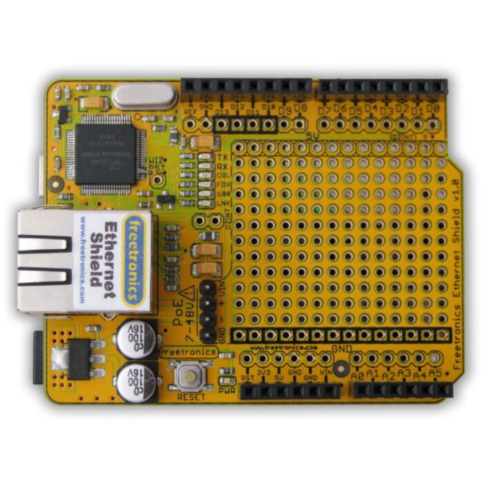Freetronics Ethernet Shield With PoE