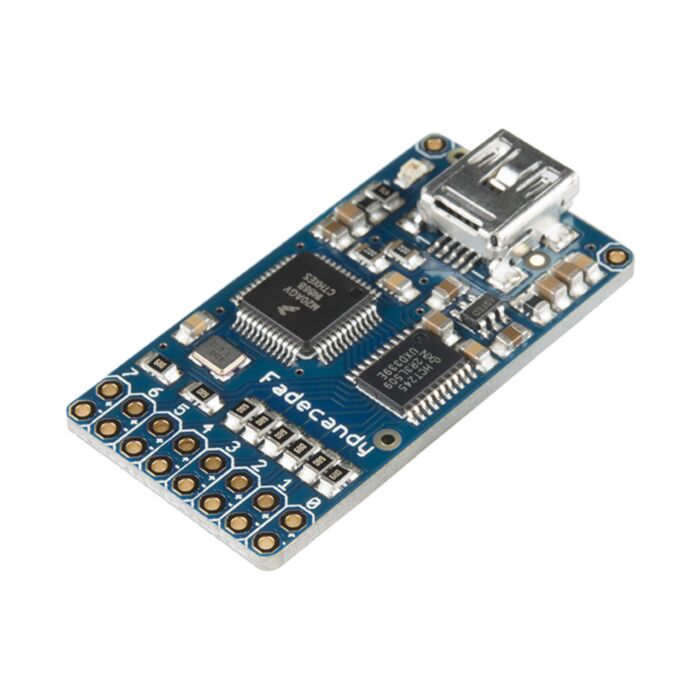 FadeCandy NeoPixel Driver - USB-Controlled Dithering