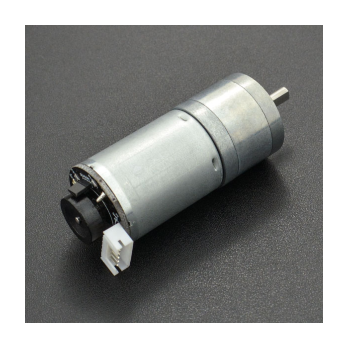 Metal DC Geared Motor w/Encoder - 6V 210RPM 10Kg.cm