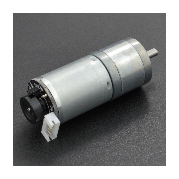 Metal DC Geared Motor w/Encoder - 6V 100RPM 6.5Kg.cm