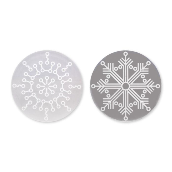 GlowBit Pico Orb Acrylic Pack - Snowflakes