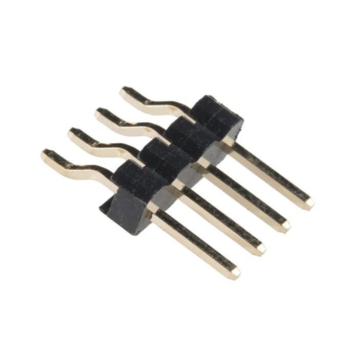 Header - 4-pin Male (SMD, 0.1", Right Angle)