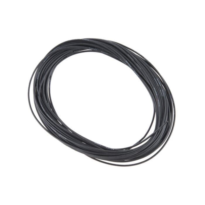 Hook-Up Wire - Silicone 24AWG (Black, 10M)
