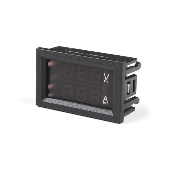 Digital Voltmeter Ammeter 30V 10A Red and Blue