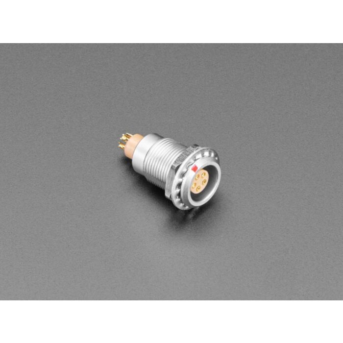 FGG.0B Quick Connect 5 Pin Panel Mount Socket - 9mm