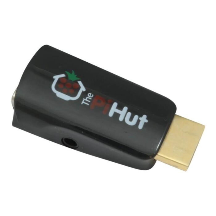 Raspberry Pi 3 HDMI to VGA Converter - Black