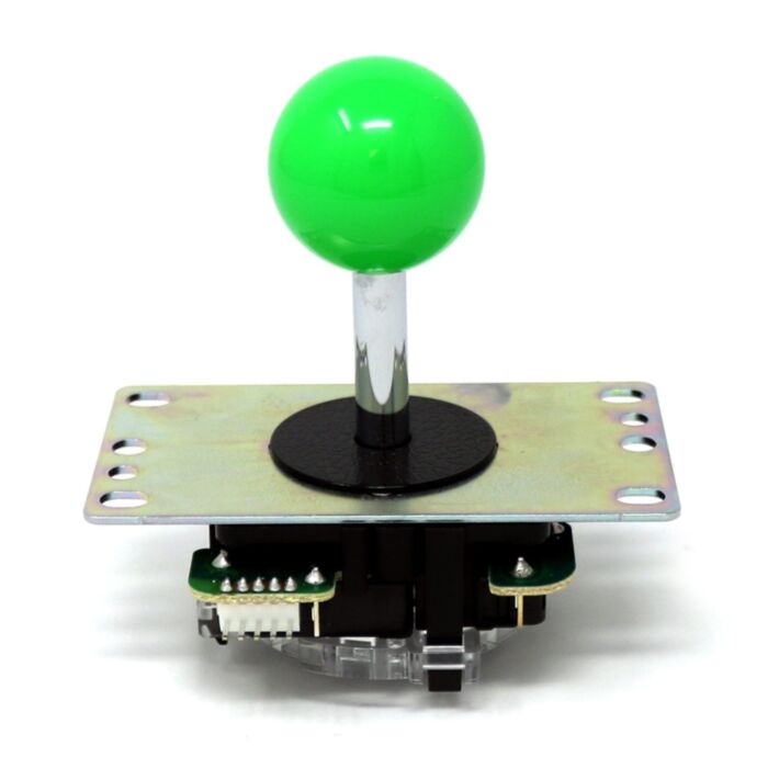 Sanwa 8-Way Arcade Joystick + Ball Top (JLF-TP-8YT/LB-35) - Green - Green