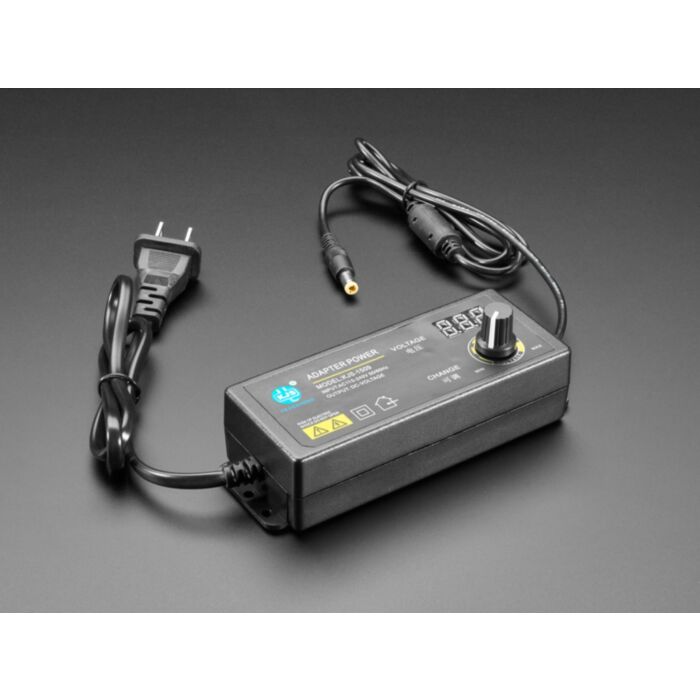Adjustable Power Supply w/ 2.1mm / 5.5mm DC - 3V to 24V at 2 Amp