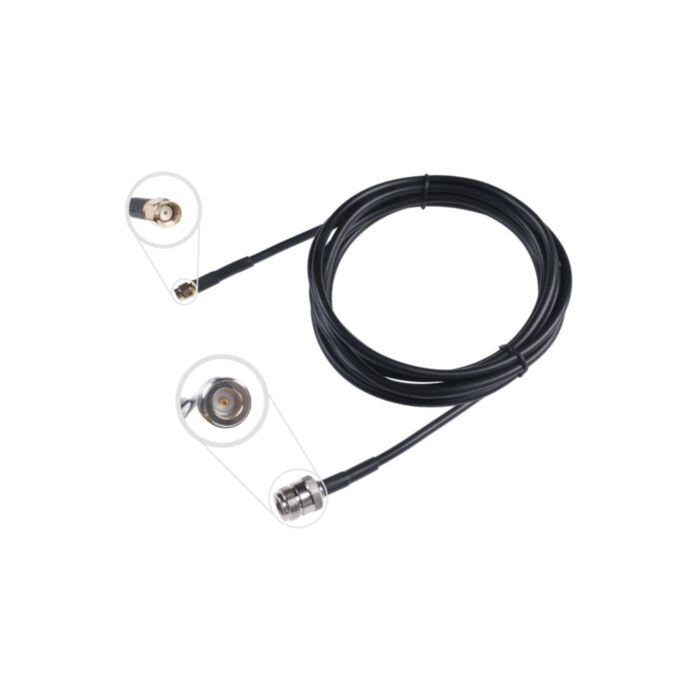 N Female to RP-SMA male connector RF Cable - CFD200 - 3m
