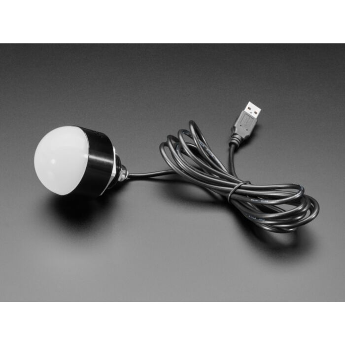 Tri-Color USB Controlled Hemisphere Alarm Light with Buzzer