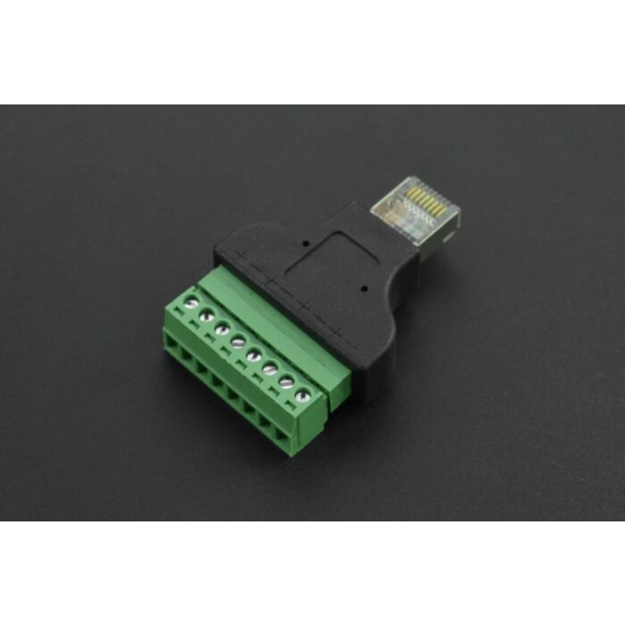 Ethernet RJ45 Male Plug Terminal Block