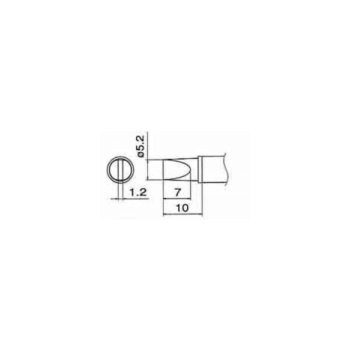 Hakko T12-WD52 Soldering Tip