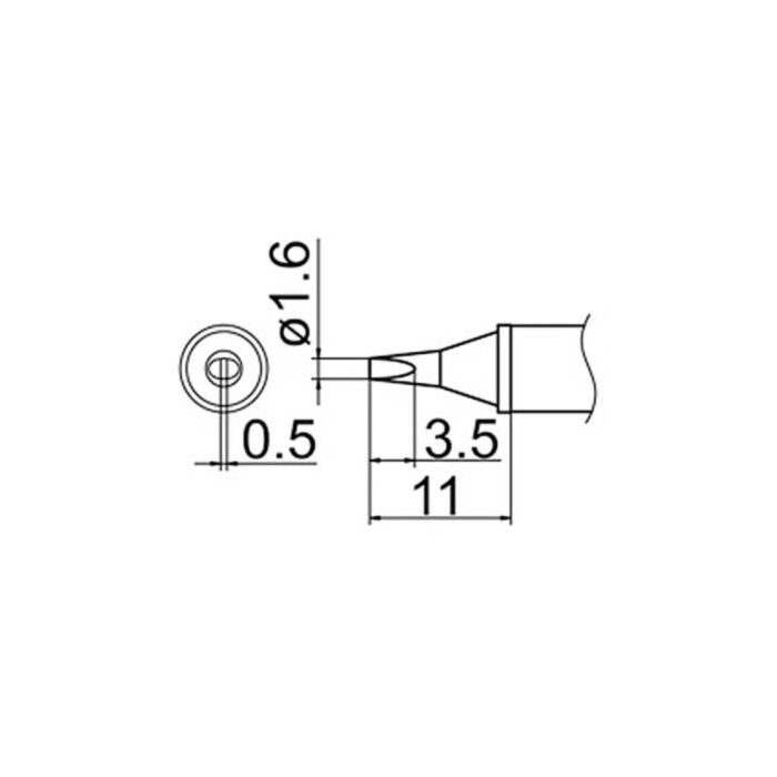 Hakko T12-WD16 Soldering Tip