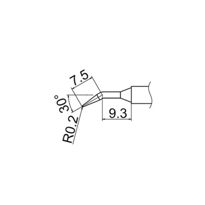 Hakko T12-JL02 Soldering Tip